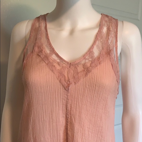 Pink Floral Lace Sheer Shirt - Picture 3 of 6